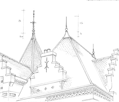 Croquis de toiture