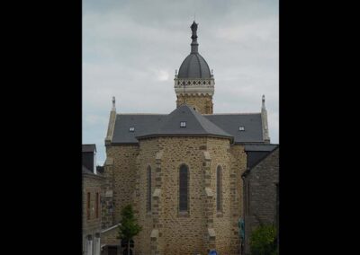 Couverture de l'église de Saint-Lunaire